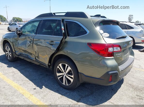 4S4BSANC4K3245943 2019 SUBARU OUTBACK Green უკანა მარცხენა