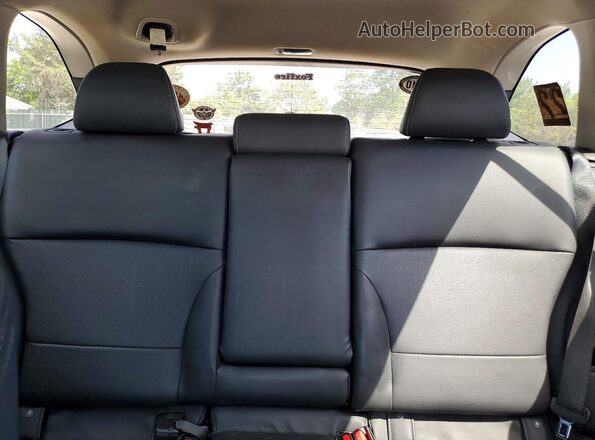 4S4BSANC4K3313271 2019 SUBARU OUTBACK Black უკანა სავარძლების ხედი