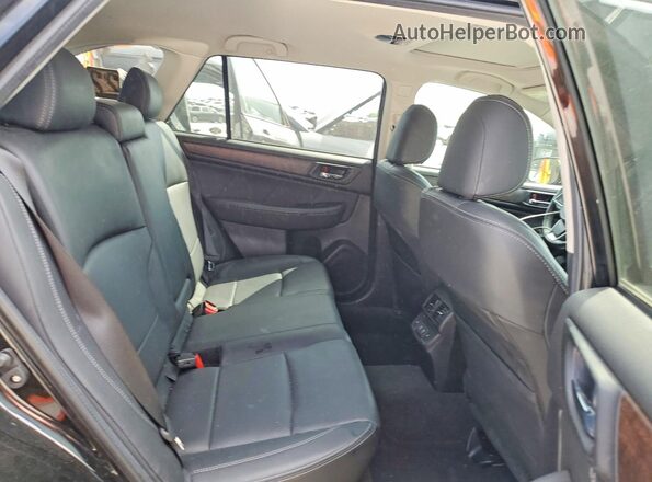 4S4BSANC4K3313271 2019 SUBARU OUTBACK Black უკანა სალონის ხედი