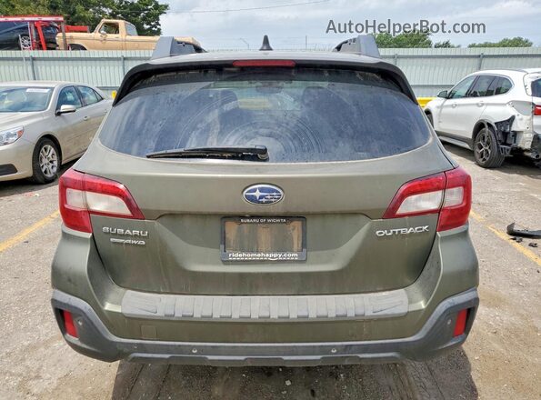 4S4BSANC4K3328241 2019 SUBARU OUTBACK Green Rear view