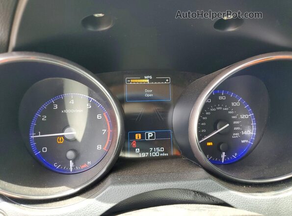 4S4BSANC4K3328241 2019 SUBARU OUTBACK Green Instrument cluster view