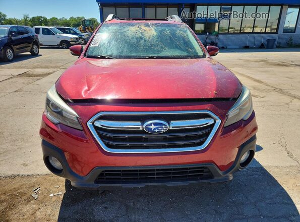 4S4BSANC4K3345279 2019 SUBARU OUTBACK Maroon Widok z przodu