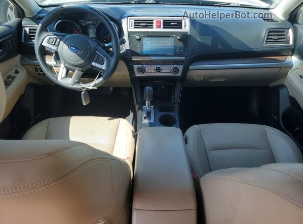 4S4BSANC5H3218596 2017 SUBARU OUTBACK Gold Widok deski rozdzielczej