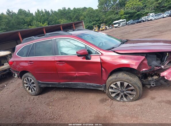 4S4BSANC5H3223622 2017 SUBARU OUTBACK Red Vista del cuadro de instrumentos