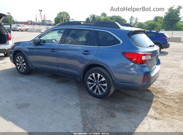 4S4BSANC5H3229999 2017 SUBARU OUTBACK Blue Trasero izquierdo