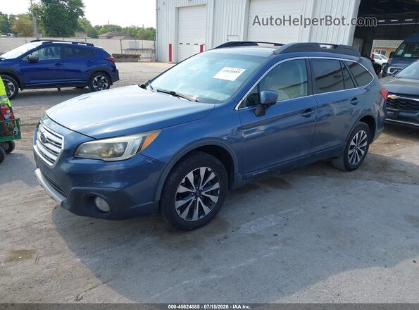4S4BSANC5H3229999 2017 SUBARU OUTBACK Blue Vista tres cuartos delantera izquierda