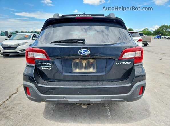 4S4BSANC5J3200783 2018 SUBARU OUTBACK Black უკანა ხედი