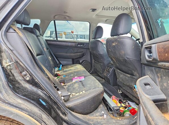 4S4BSANC5J3200783 2018 SUBARU OUTBACK Black უკანა სავარძლების ხედი