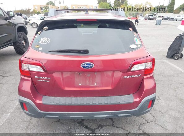 4S4BSANC5J3318543 2018 SUBARU OUTBACK Бордовый 