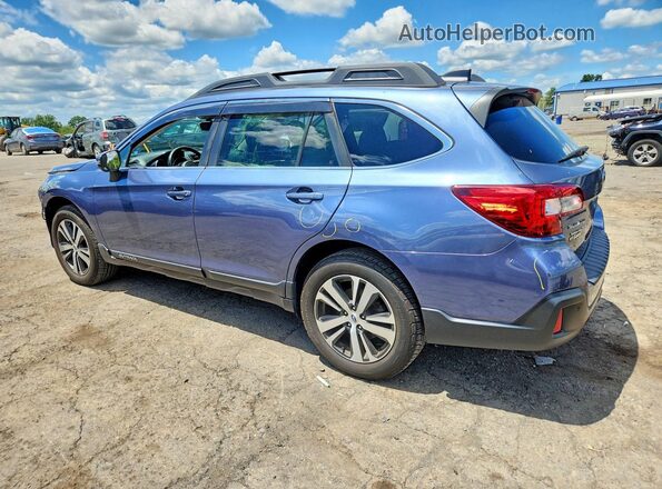 4S4BSANC5J3370738 2018 SUBARU OUTBACK Blue Rear left