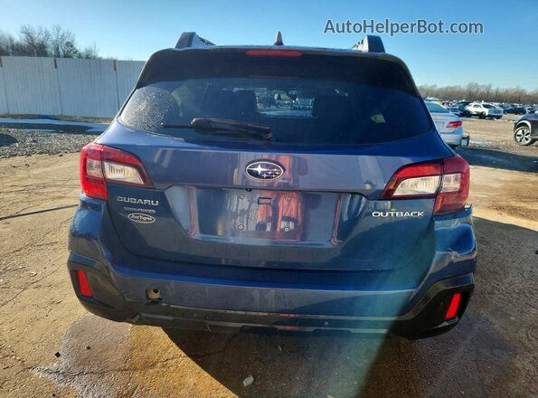 4S4BSANC5K3309424 2019 SUBARU OUTBACK Синий Вид сзади