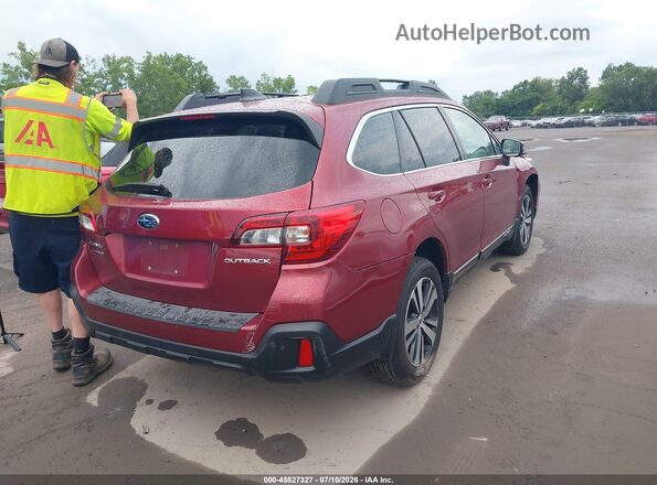 4S4BSANC5K3369333 2019 SUBARU OUTBACK Red Rear right