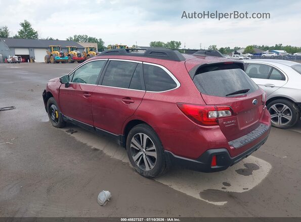 4S4BSANC5K3369333 2019 SUBARU OUTBACK Red Rear left
