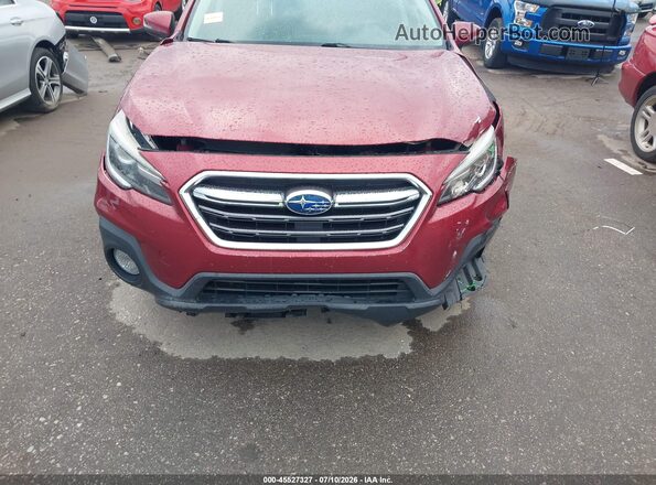 4S4BSANC5K3369333 2019 SUBARU OUTBACK Red Front view