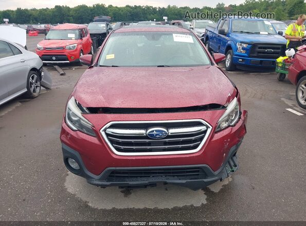 4S4BSANC5K3369333 2019 SUBARU OUTBACK Red Instrument cluster view