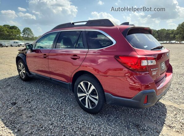 4S4BSANC5K3372586 2019 SUBARU OUTBACK Red Հետևի ձախ
