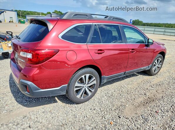 4S4BSANC5K3372586 2019 SUBARU OUTBACK Red Հետևի աջ