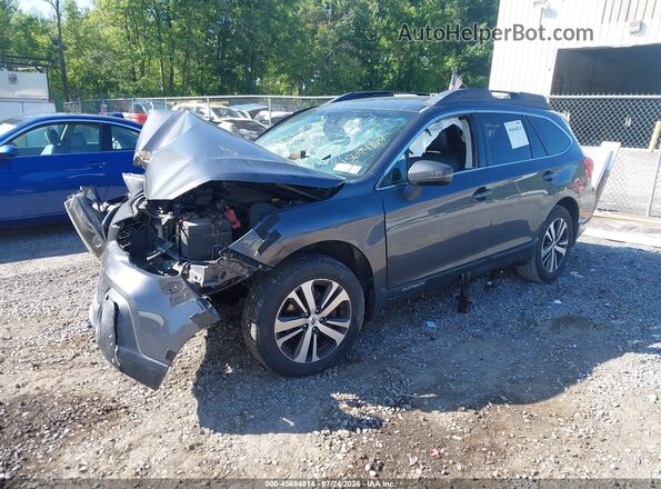 4S4BSANC5K3388531 2019 SUBARU OUTBACK Gray წინა მარცხენა ხედი სამი მეოთხედიდან