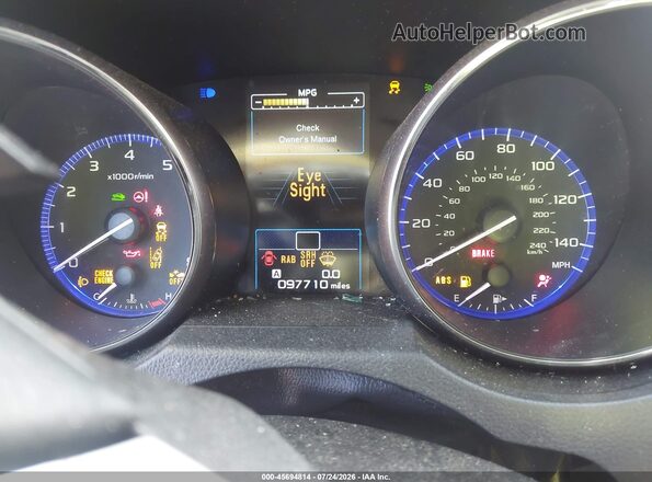 4S4BSANC5K3388531 2019 SUBARU OUTBACK Gray უკანა სავარძლების ხედი
