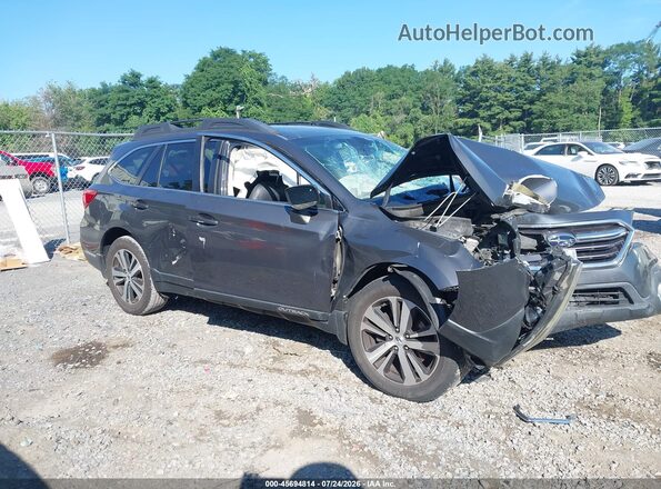 4S4BSANC5K3388531 2019 SUBARU OUTBACK Gray უკანა სალონის ხედი