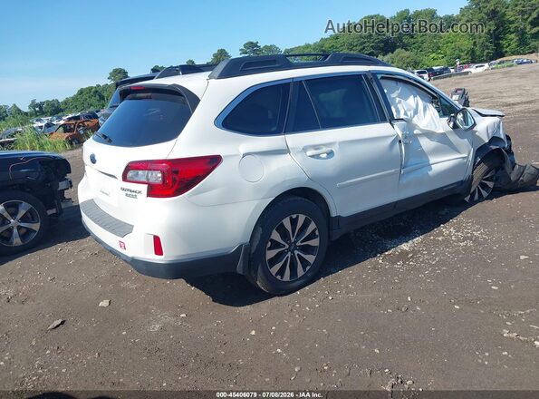 4S4BSANC6G3292124 2016 SUBARU OUTBACK Белый Задняя правая четверть