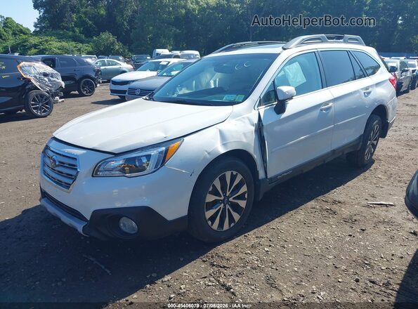 4S4BSANC6G3292124 2016 SUBARU OUTBACK Белый Передняя левая четверть