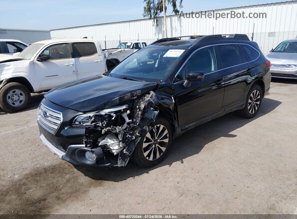 4S4BSANC6H3269573 2017 SUBARU OUTBACK Черный Передняя левая четверть