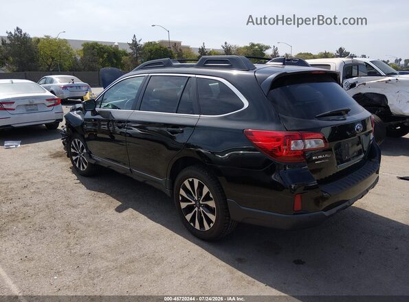 4S4BSANC6H3269573 2017 SUBARU OUTBACK Черный Задняя левая четверть
