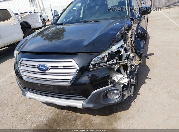 4S4BSANC6H3269573 2017 SUBARU OUTBACK Черный Вид спереди