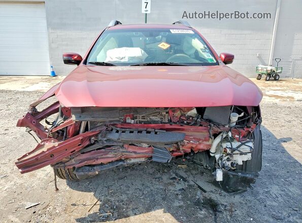 4S4BSANC6H3276443 2017 SUBARU OUTBACK Red Вид спереду