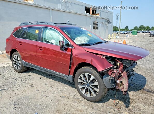 4S4BSANC6H3276443 2017 SUBARU OUTBACK Red Передня права чверть