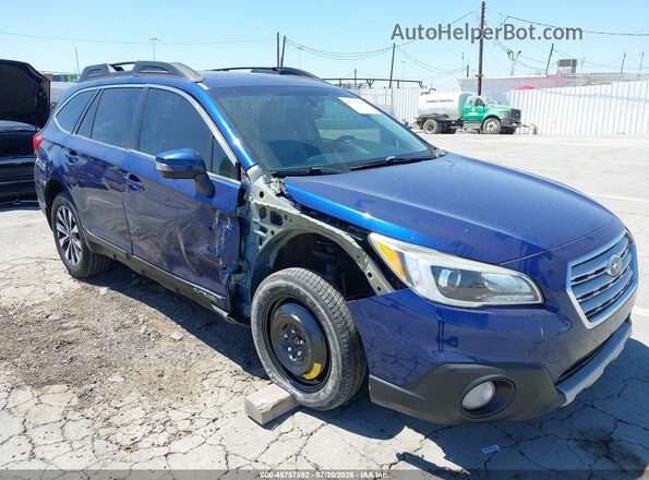 4S4BSANC6H3317654 2017 SUBARU OUTBACK Dark Blue Front view