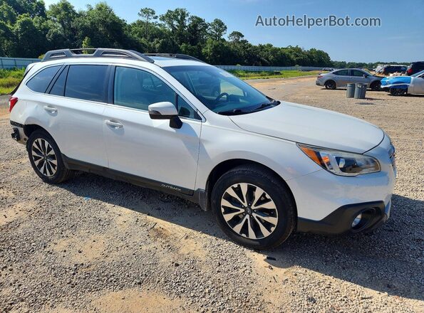 4S4BSANC6H3367003 2017 SUBARU OUTBACK White Передня права чверть
