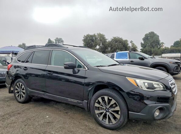 4S4BSANC6H3418256 2017 SUBARU OUTBACK Black Przód prawy