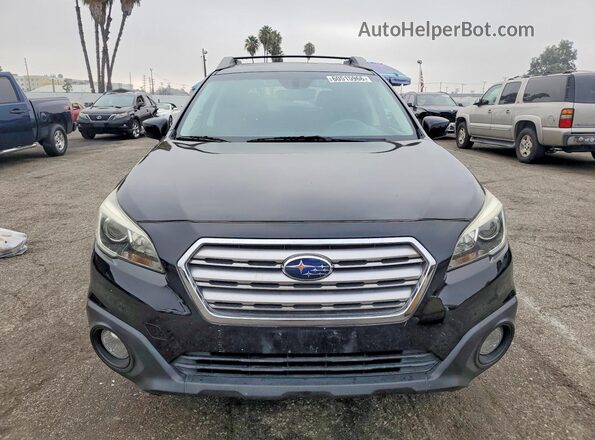 4S4BSANC6H3418256 2017 SUBARU OUTBACK Black Widok z przodu