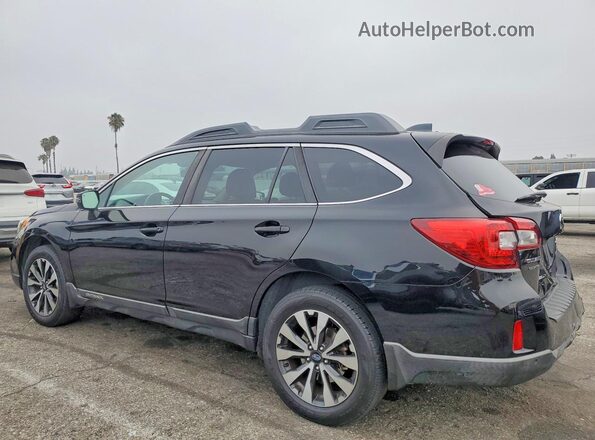 4S4BSANC6H3418256 2017 SUBARU OUTBACK Black Tył lewy
