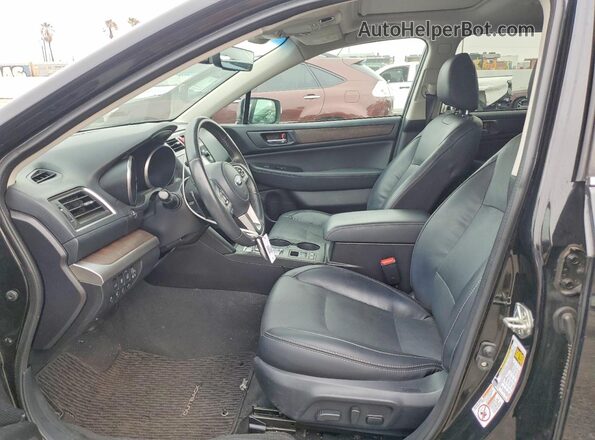 4S4BSANC6H3418256 2017 SUBARU OUTBACK Black Widok wnętrza z przodu