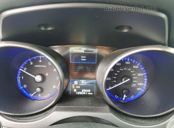 4S4BSANC6H3418256 2017 SUBARU OUTBACK Black Widok zestawu wskaźników