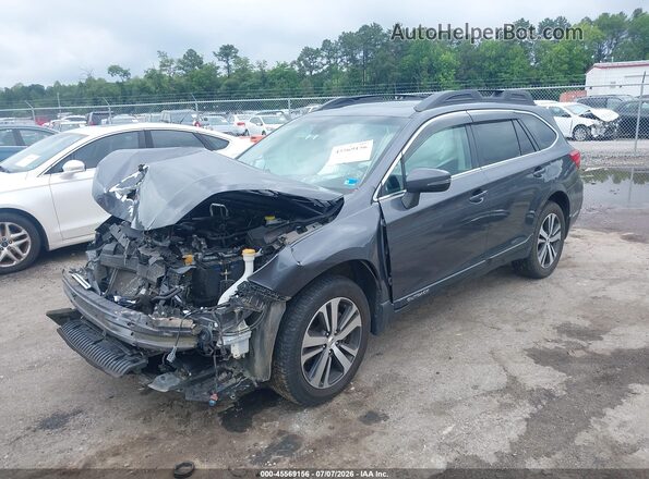 4S4BSANC6K3201474 2019 SUBARU OUTBACK Gray Առջևի ձախ երեք քառորդ տեսարան