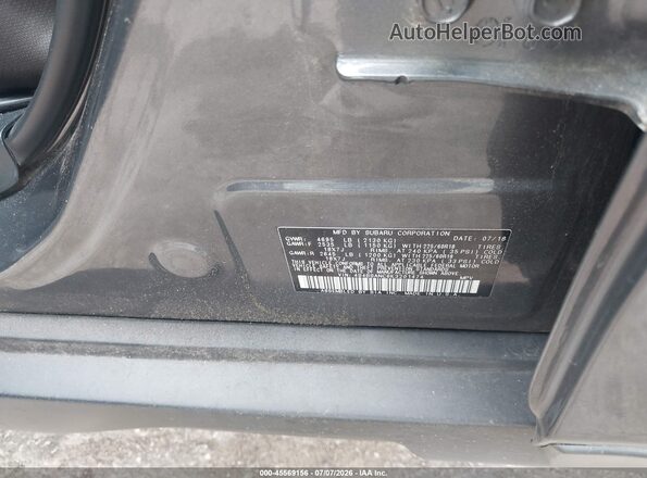 4S4BSANC6K3201474 2019 SUBARU OUTBACK Gray Շարժիչի բաժամունքի տեսք