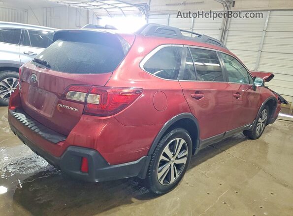 4S4BSANC6K3240968 2019 SUBARU OUTBACK Red Rear right
