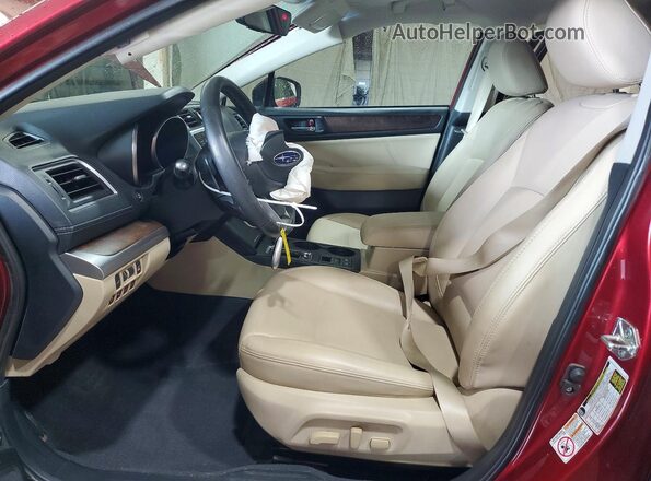 4S4BSANC6K3240968 2019 SUBARU OUTBACK Red Front interior view
