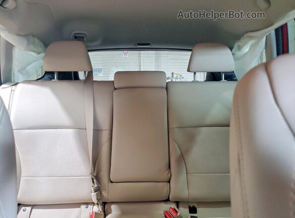 4S4BSANC6K3240968 2019 SUBARU OUTBACK Red Rear seats view