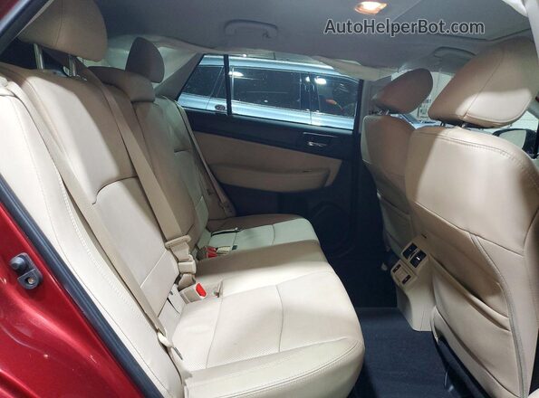 4S4BSANC6K3240968 2019 SUBARU OUTBACK Red Rear interior view