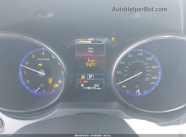 4S4BSANC6K3263425 2019 SUBARU OUTBACK White Vista de los asientos traseros