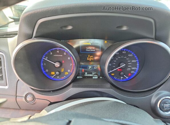 4S4BSANC7G3349933 2016 SUBARU OUTBACK Blue ხელსაწყოთა პანელის ხედი