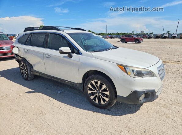 4S4BSANC7H3317906 2017 SUBARU OUTBACK White Delantero derecho