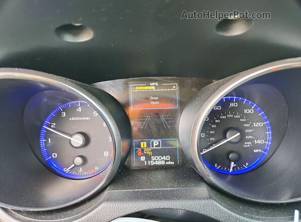 4S4BSANC7H3415057 2017 SUBARU OUTBACK Silver Vista del cuadro de instrumentos