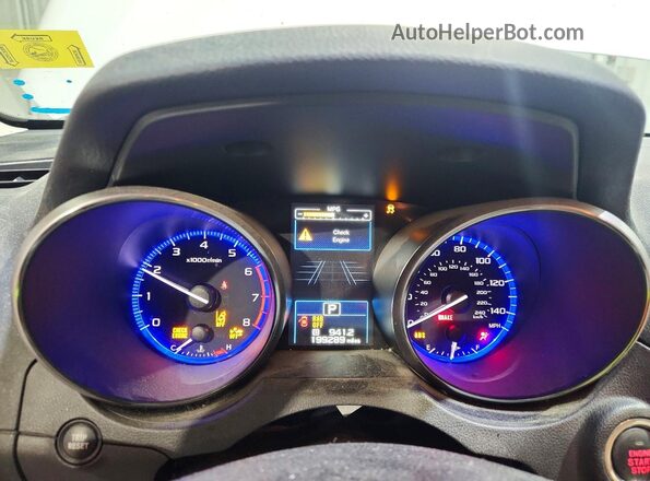 4S4BSANC7H3415110 2017 SUBARU OUTBACK White Սարքավորումների վահանակի տեսք