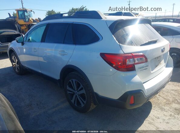 4S4BSANC7J3306040 2018 SUBARU OUTBACK White Задня ліва чверть